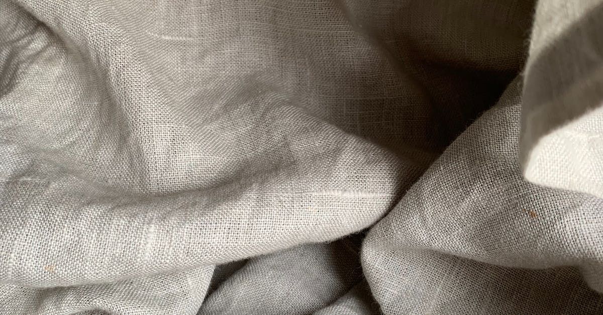 A close up of a piece of linen fabric 