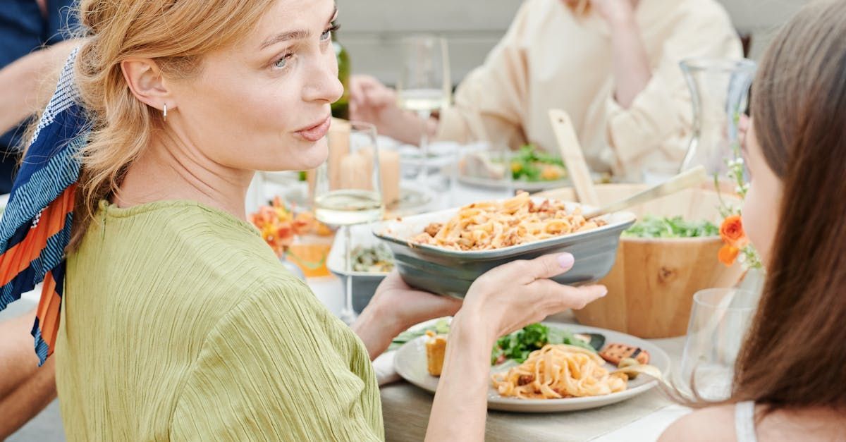 Summertime dinner barbecue