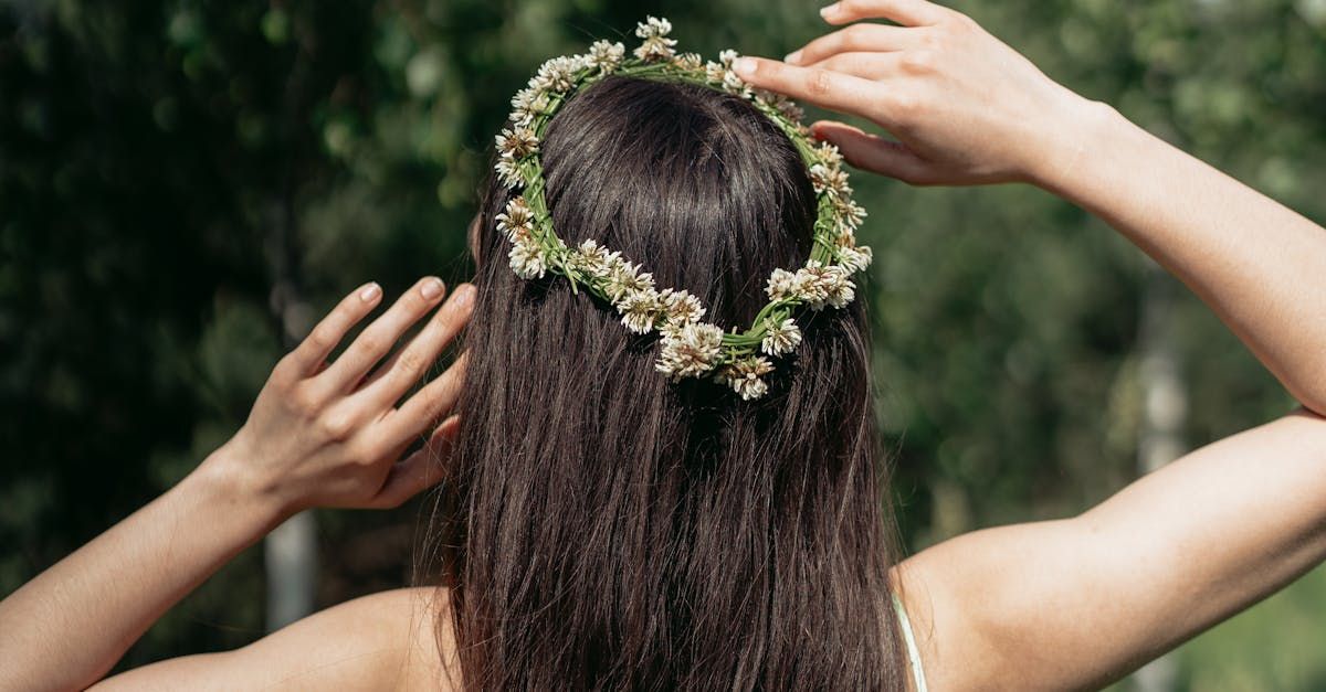 Flower Crown on a woman