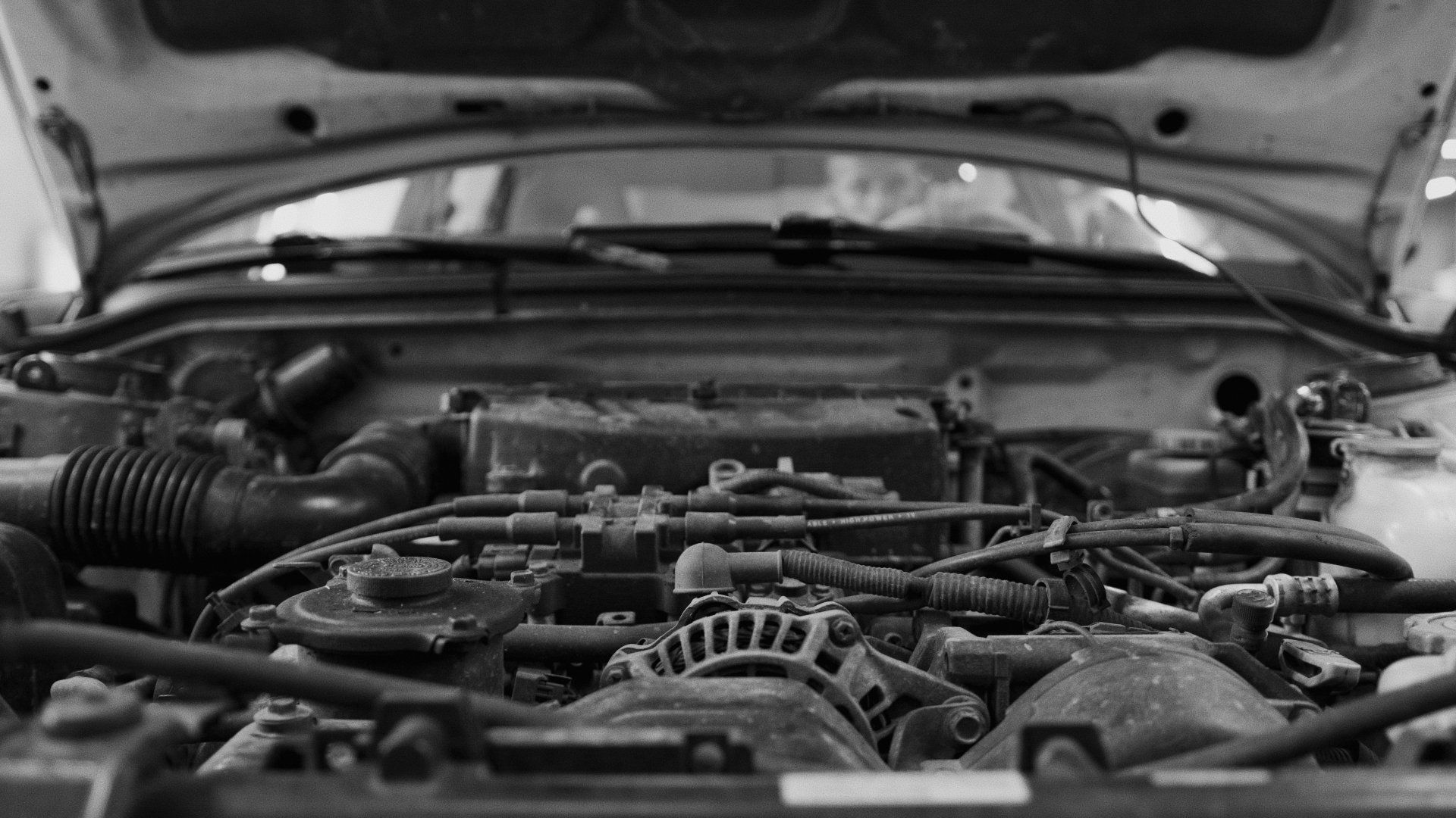 Car Engine Bay With Hood Open | Smithwest Service Center