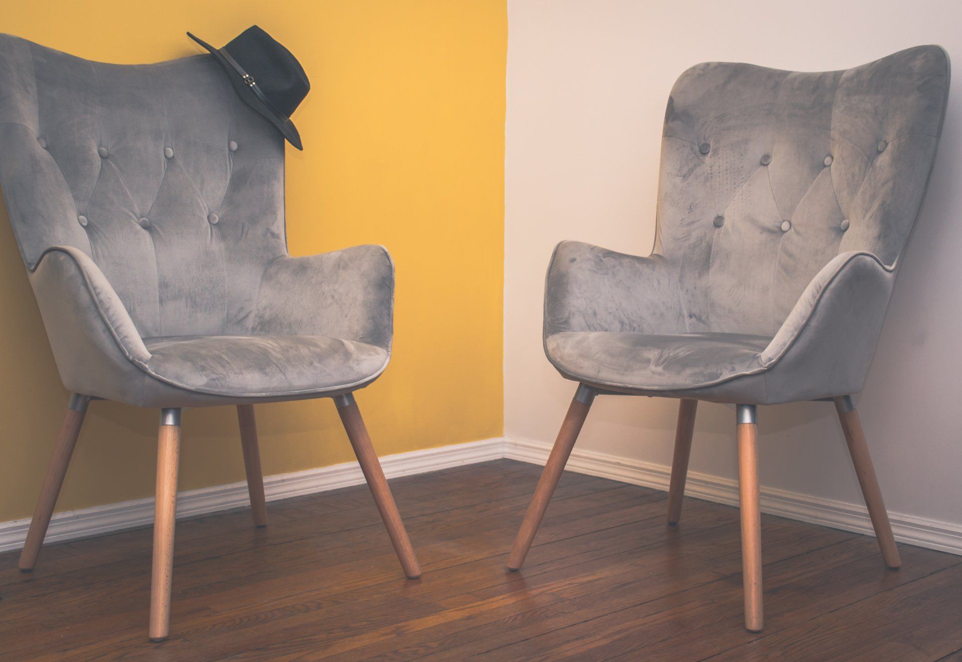Two refurbished chairs