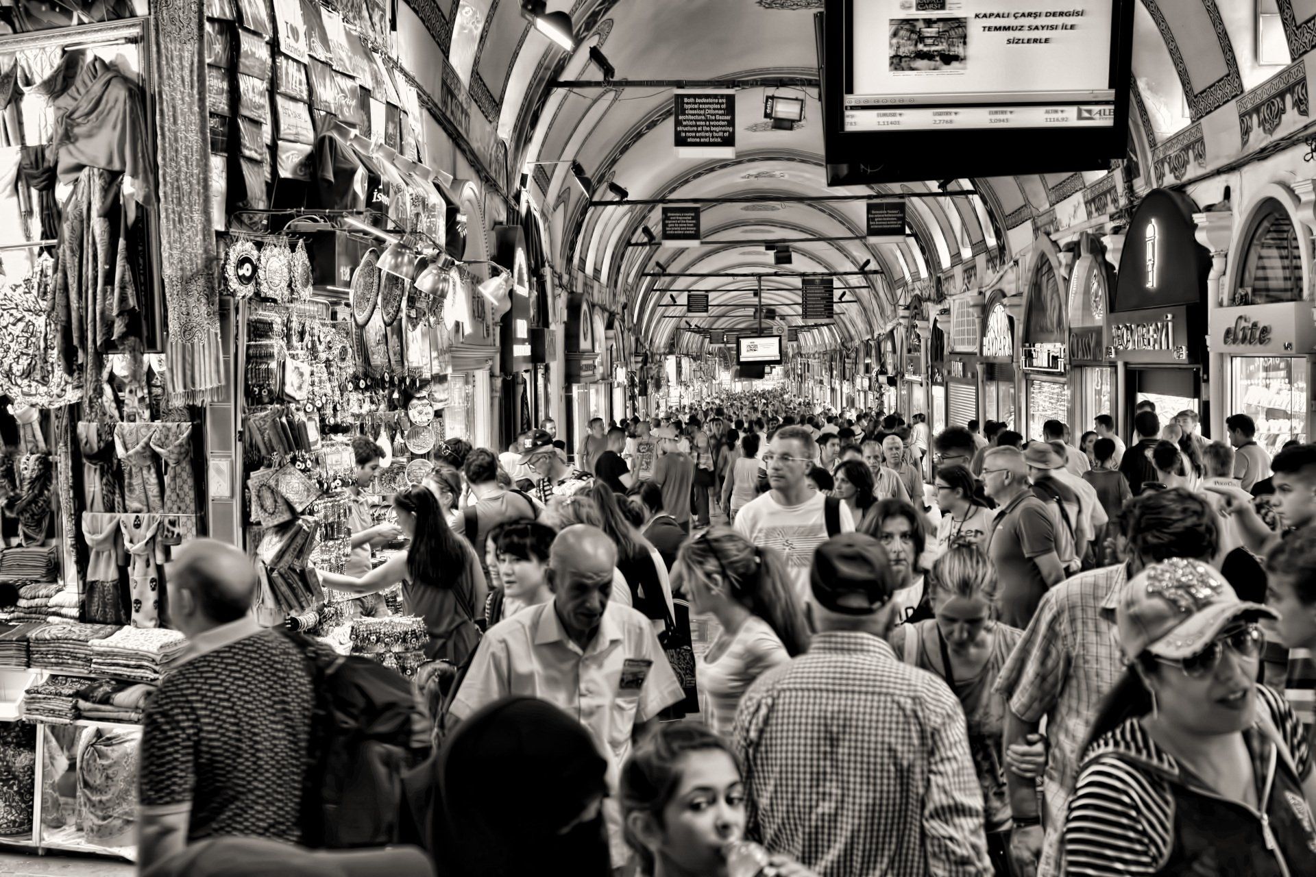 Crowded Mall