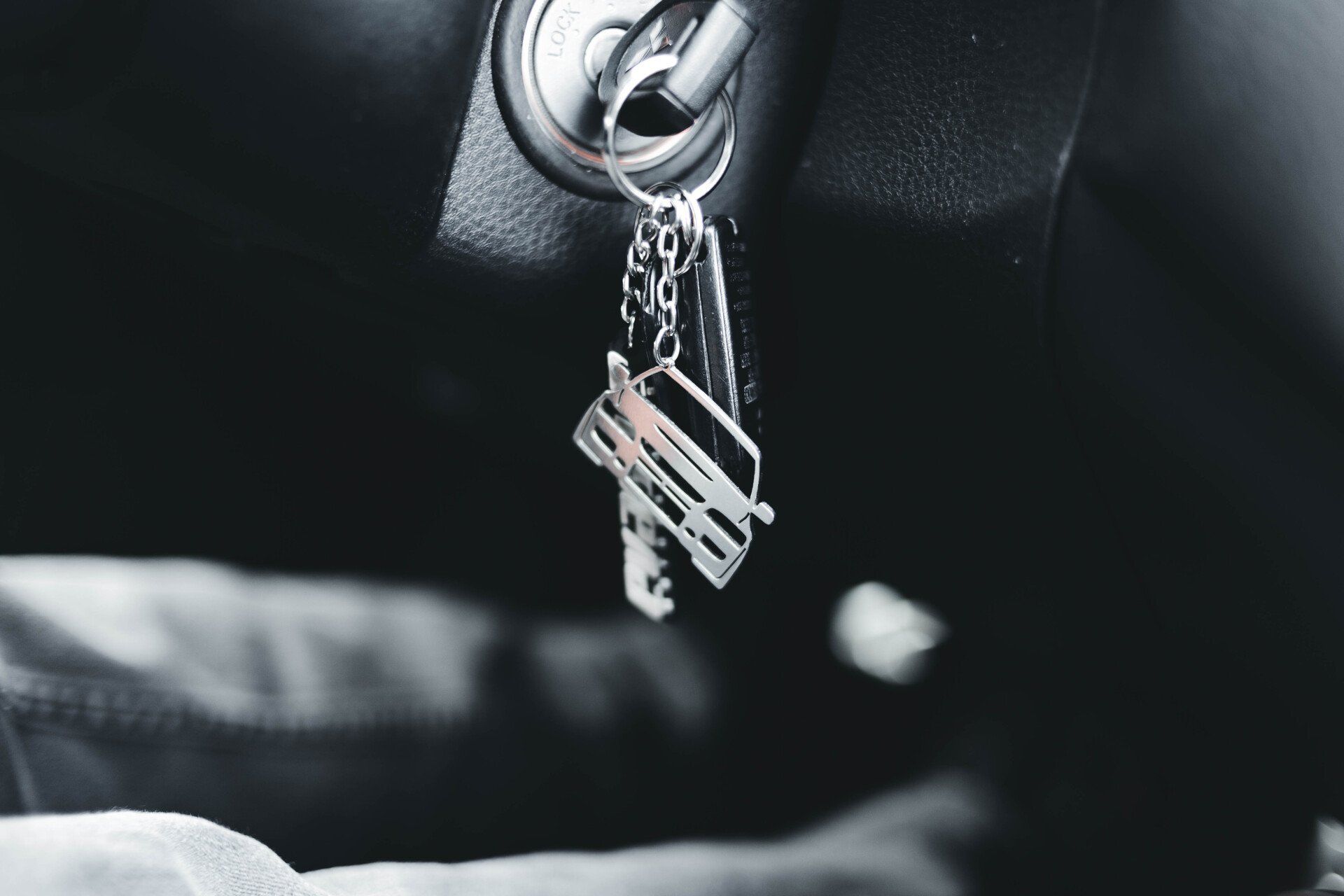 Car key on key slot