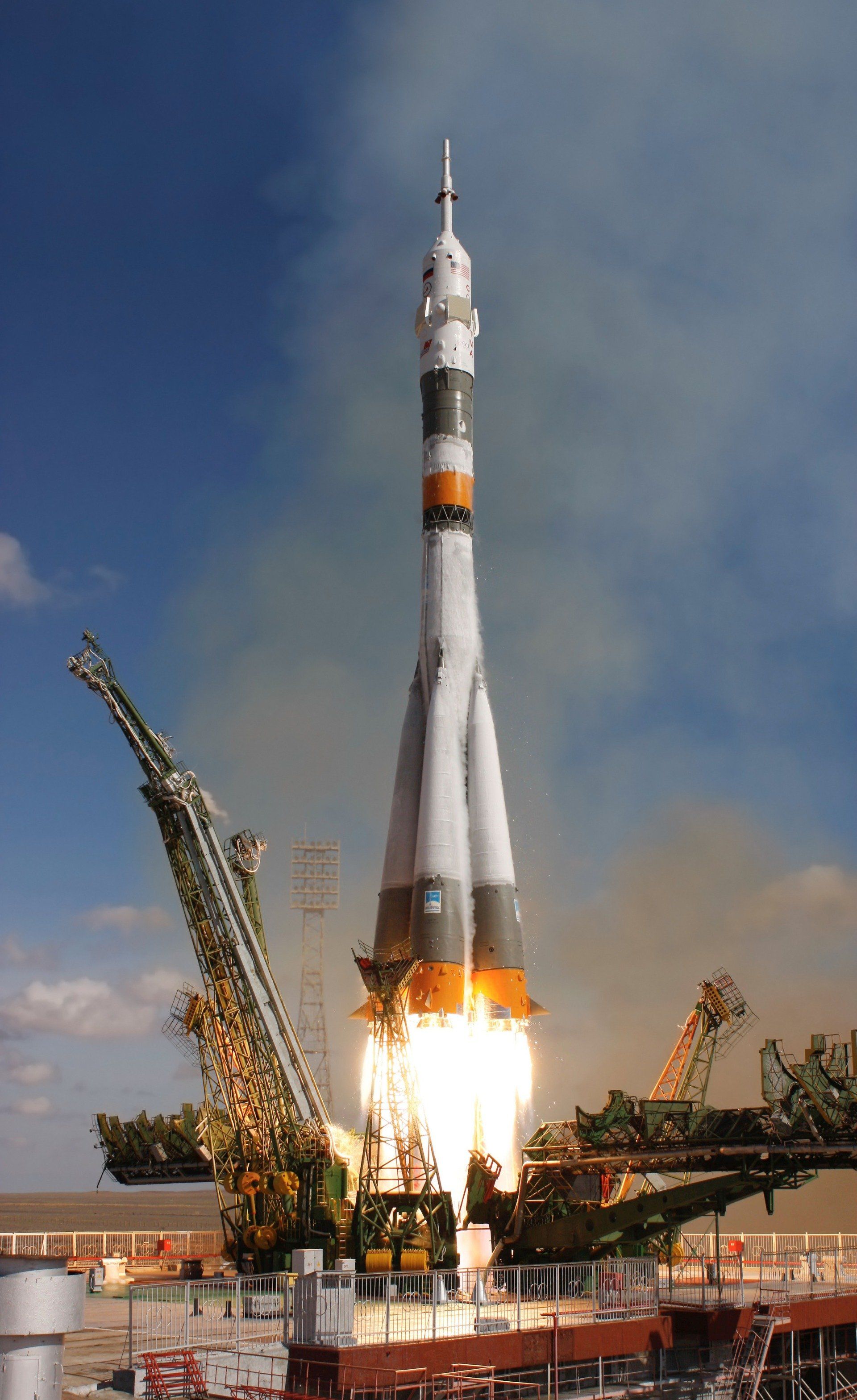 image of rocket launching
