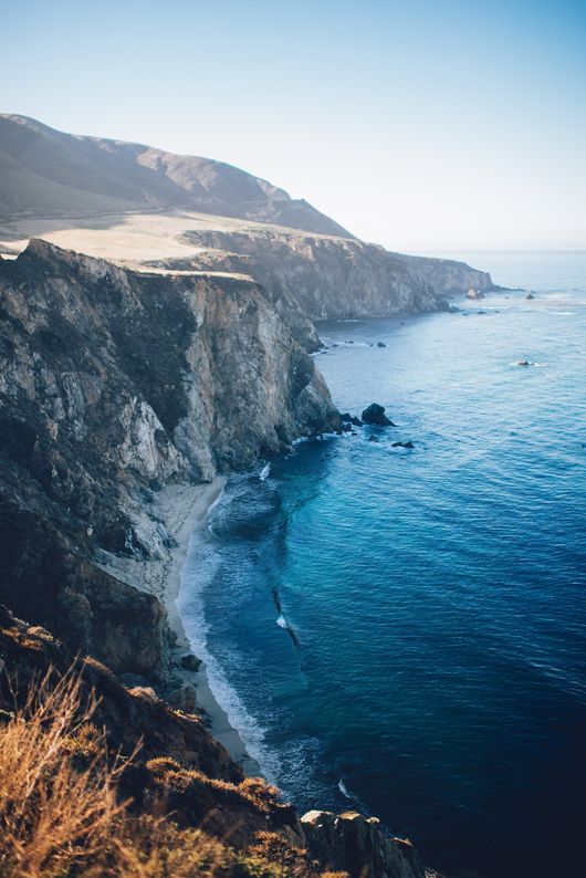 ocean hitting rocky edge reminds us of how much there is to life