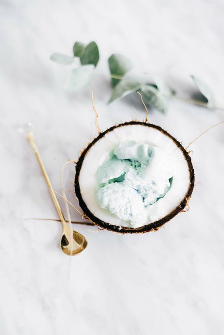 Coconut ice cream