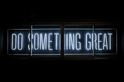 Do Something Great Neon Sign - Consultants In Coffs Harbour