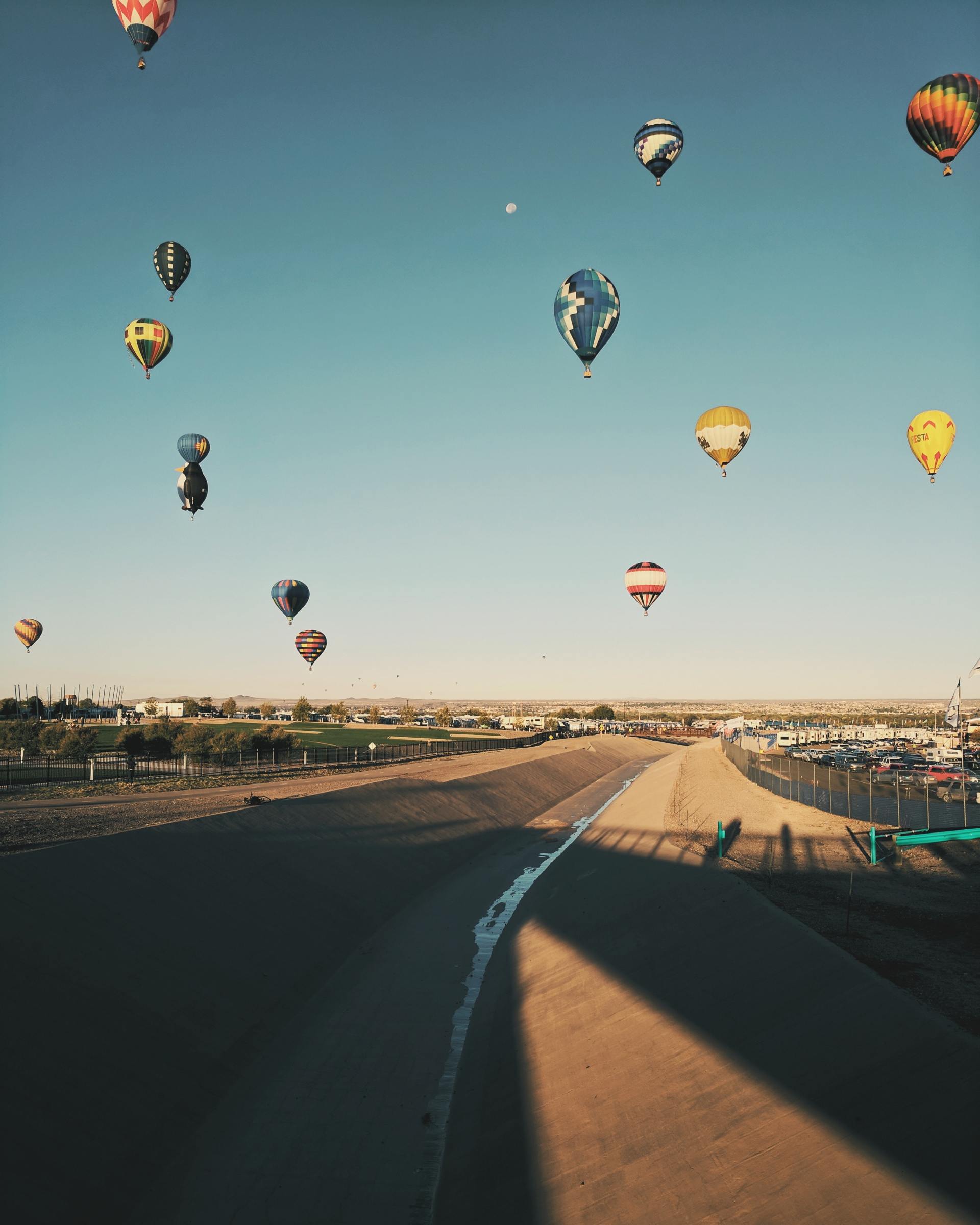 balloons above Albuquerque, NM
