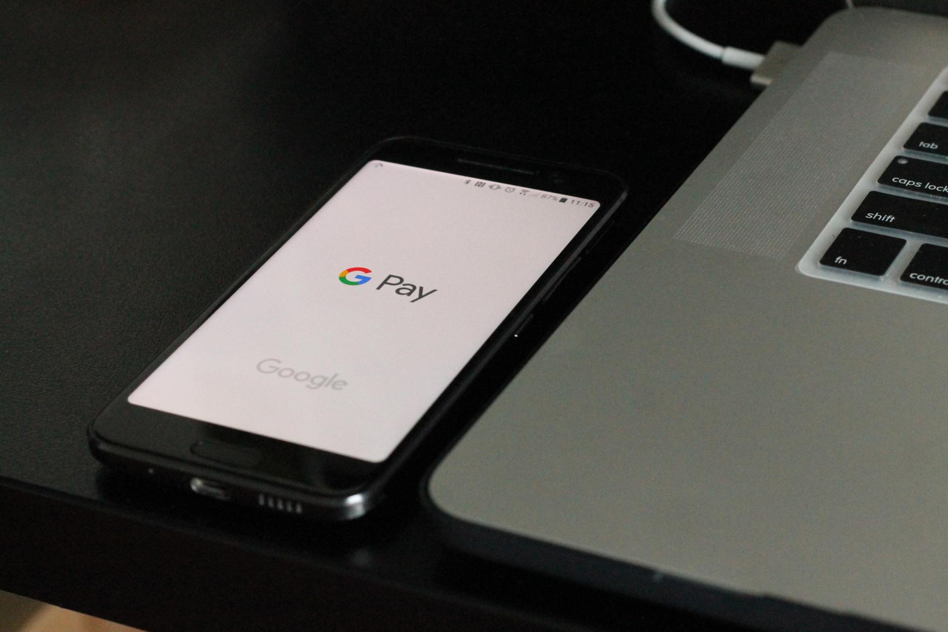 Phone Running Google Pay App