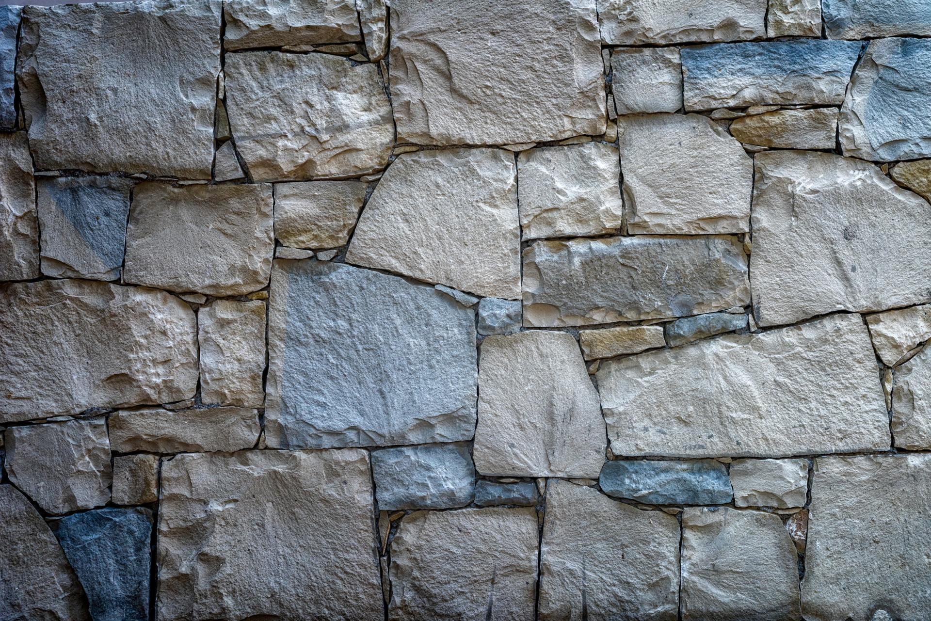 rubble block masonry stone wall
