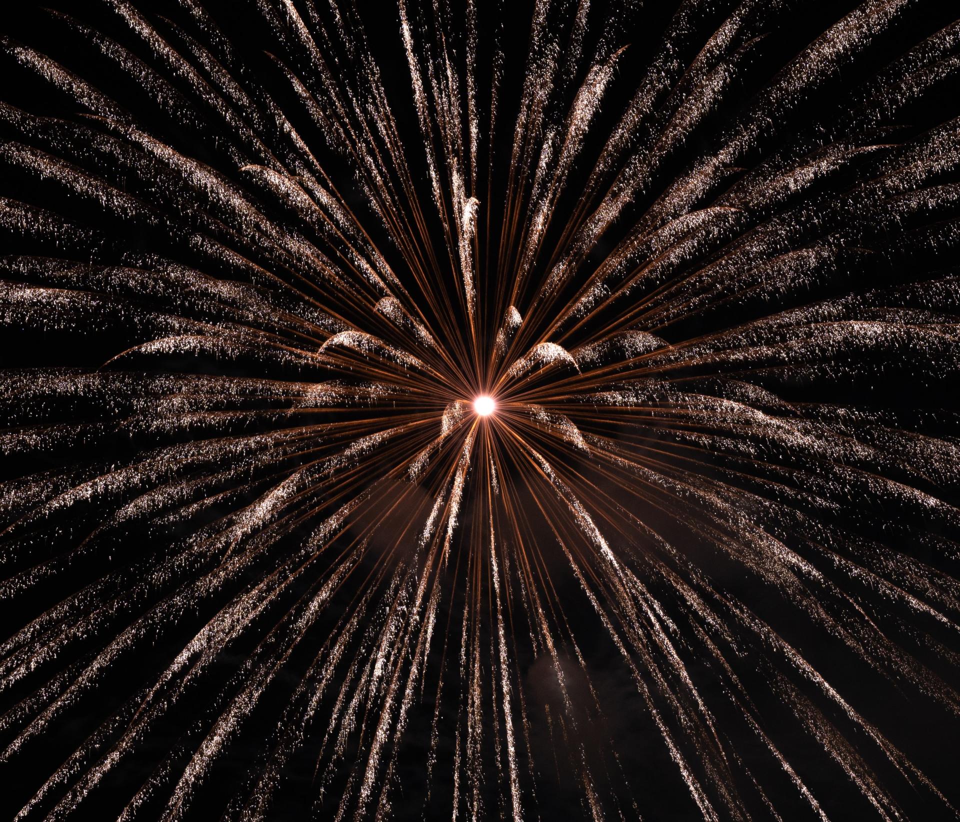 new year's fireworks at Marina Del Rey