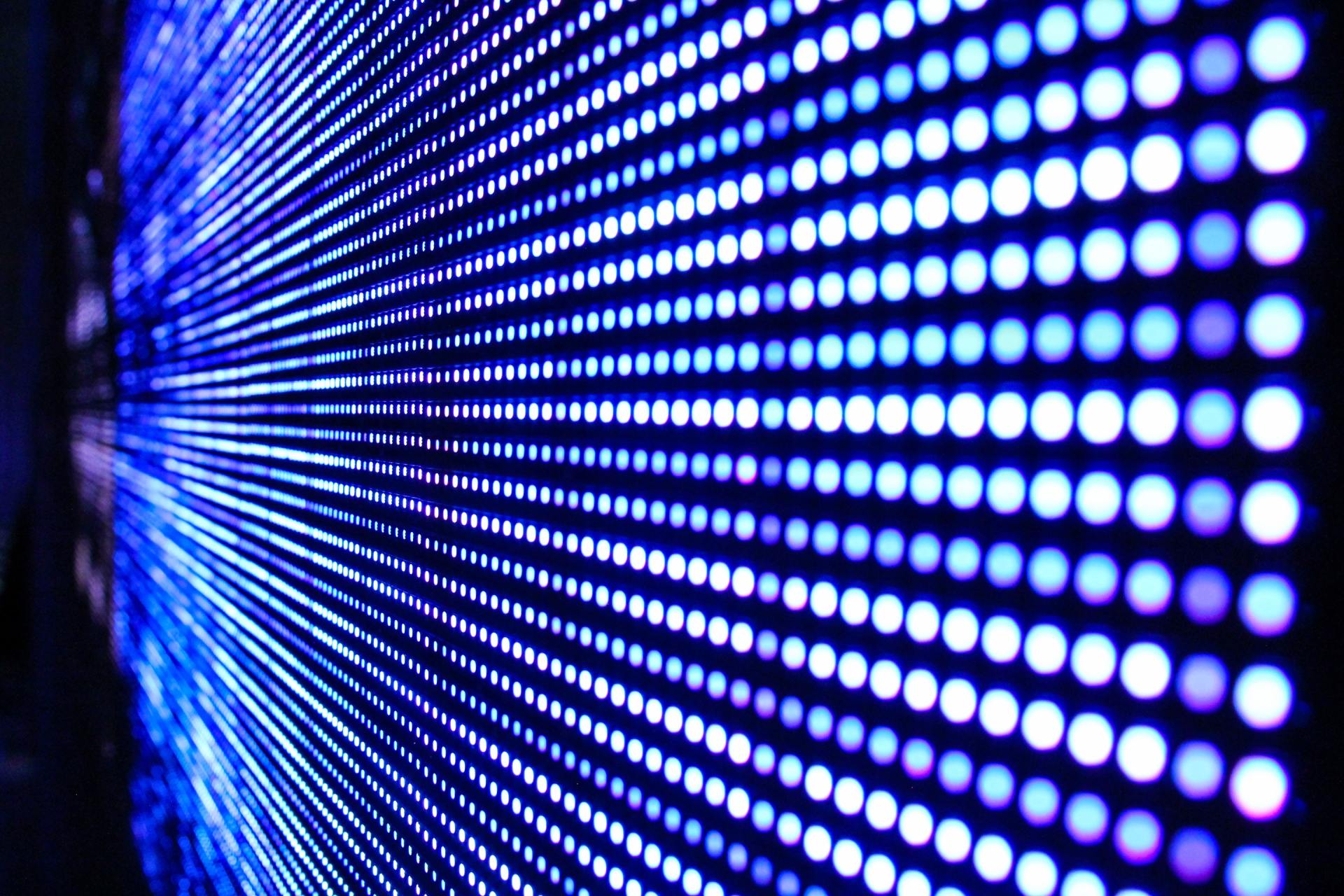 LED display close-up image