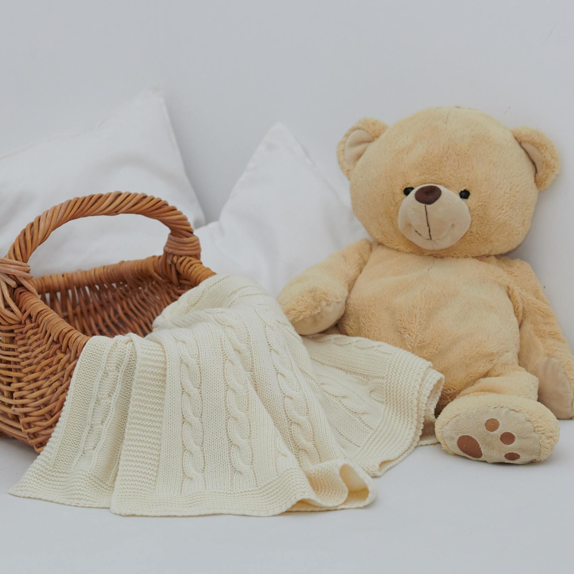 Teddybear image for expecting a baby