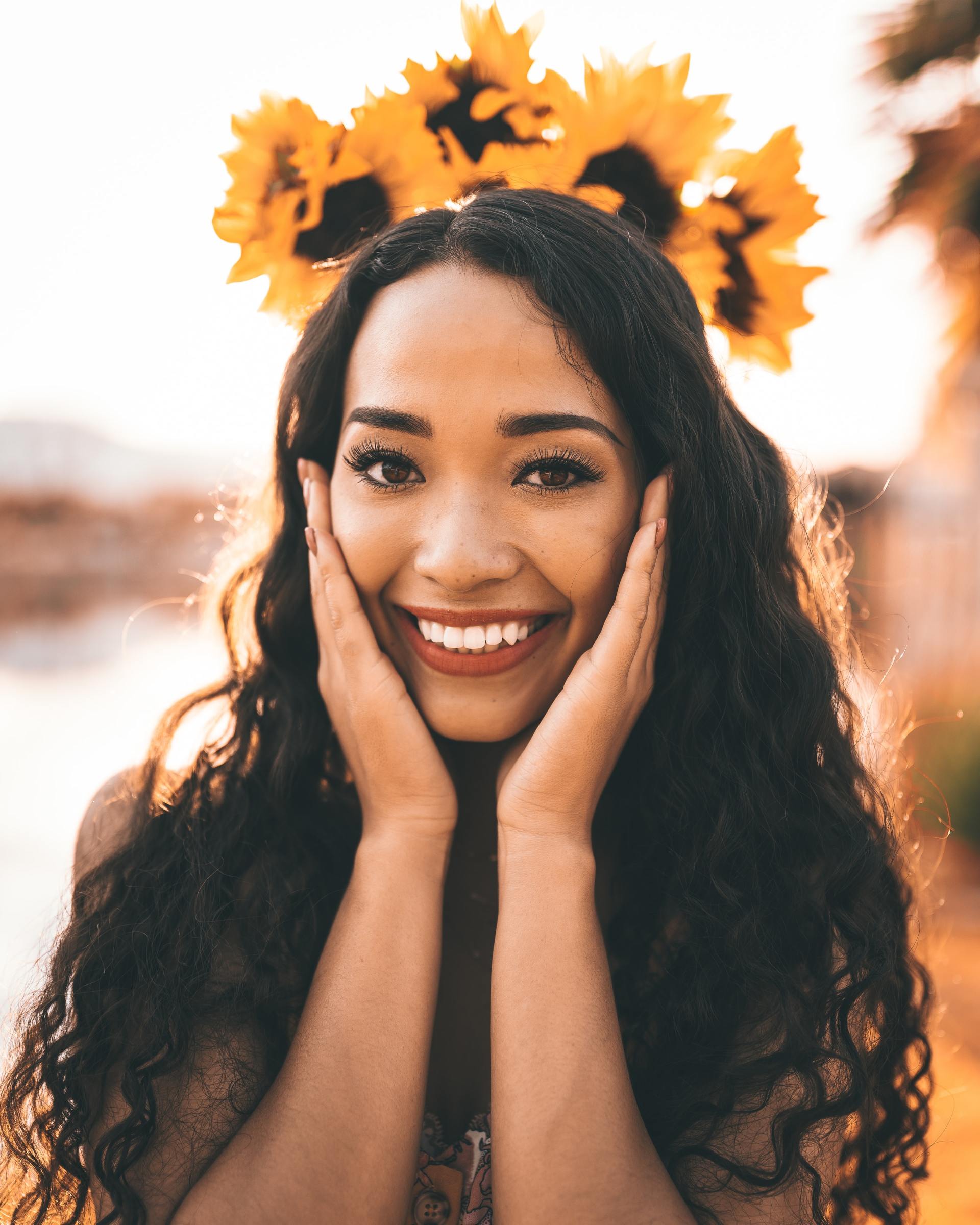 Young woman modeling RoryLee Makeup in Our Girls Foundation