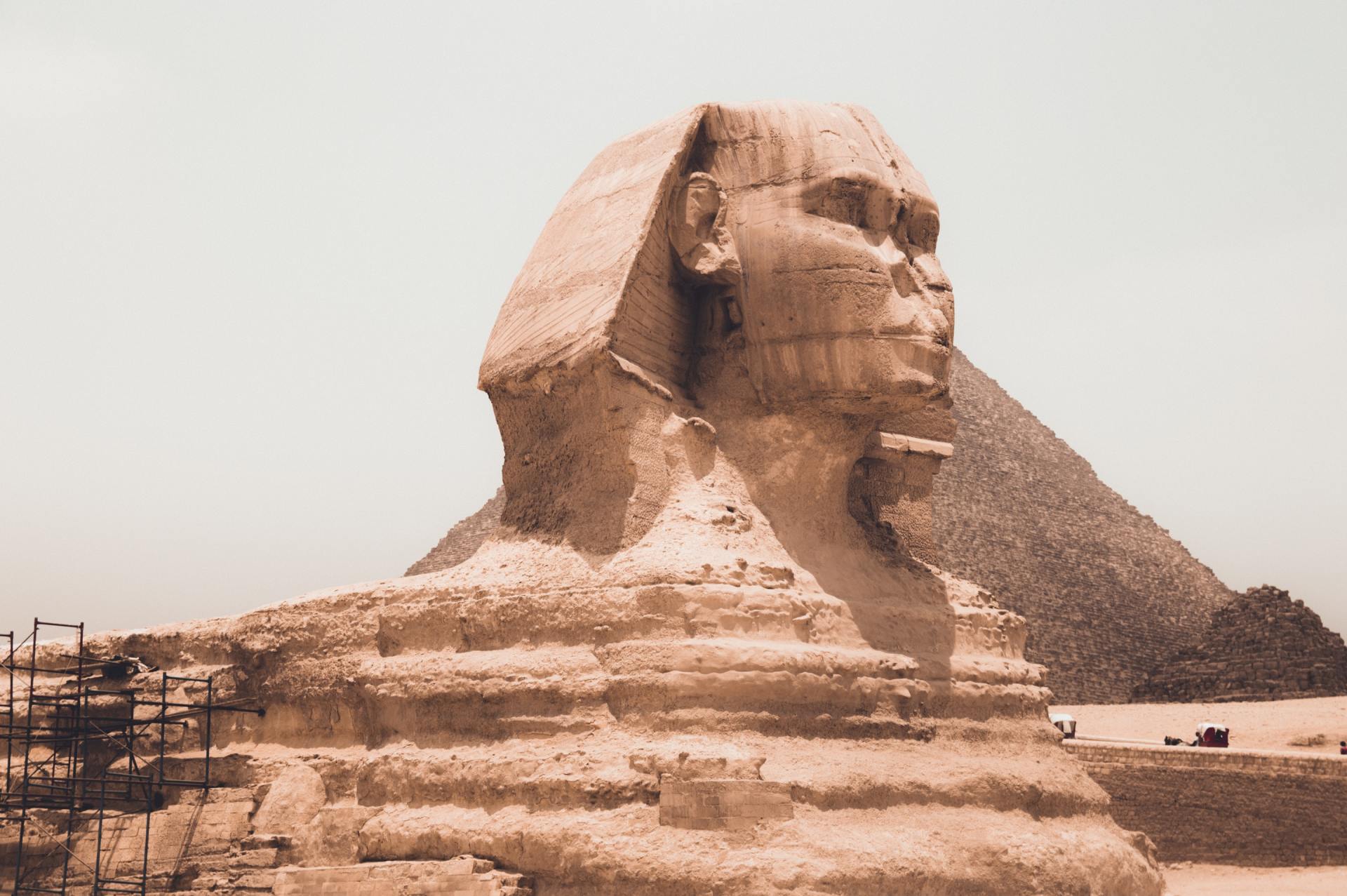 The Sphinx in Cairo, Egypt