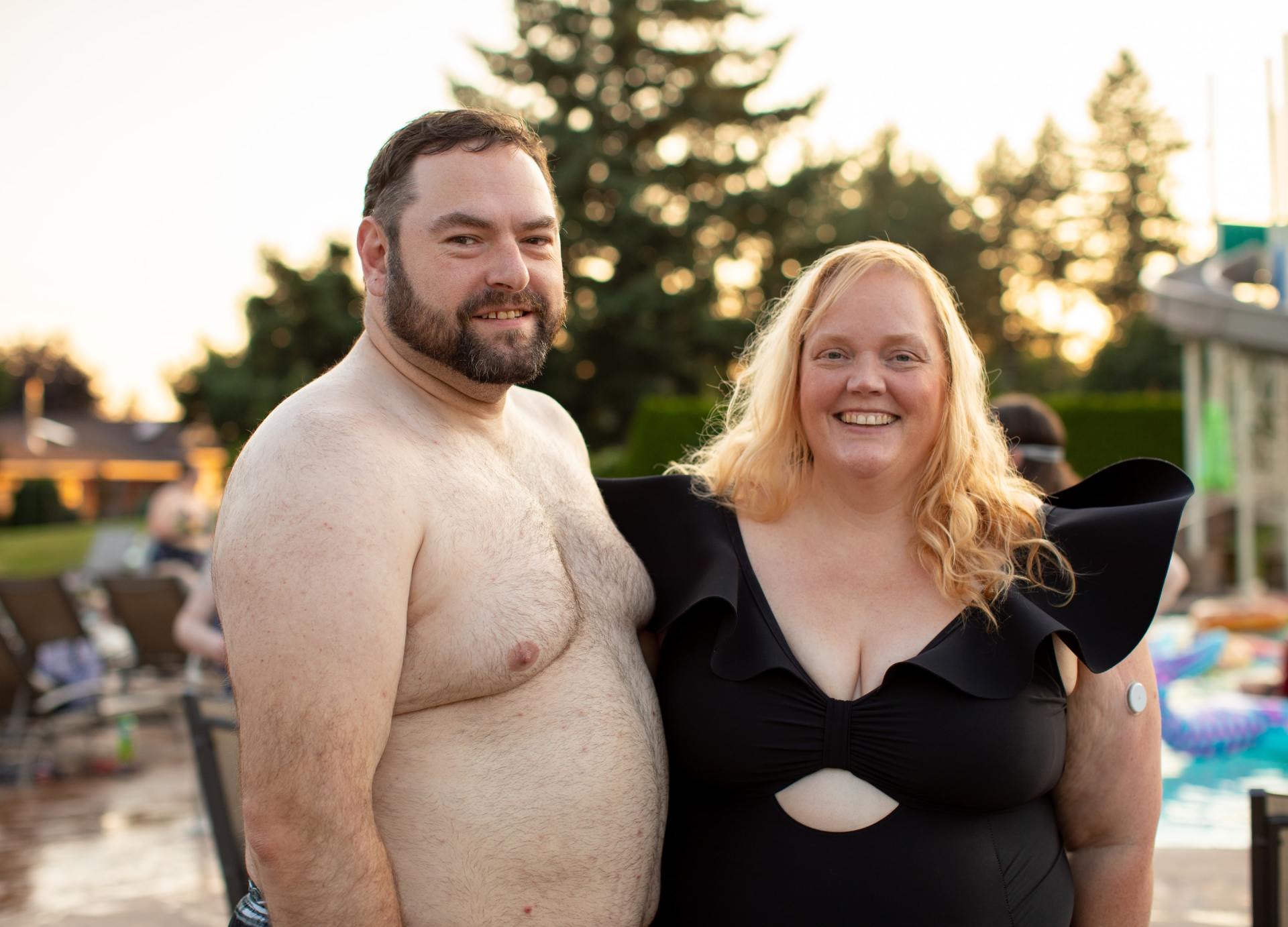 obese couple