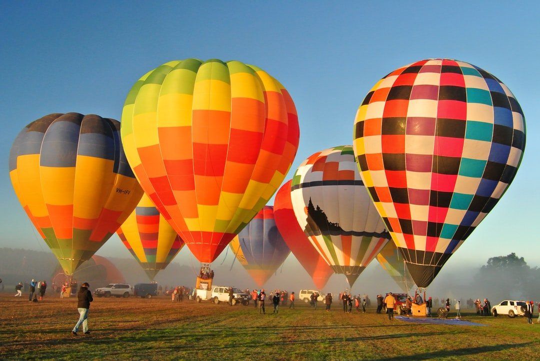 Hot air balloons in Cappadocia, Turkey