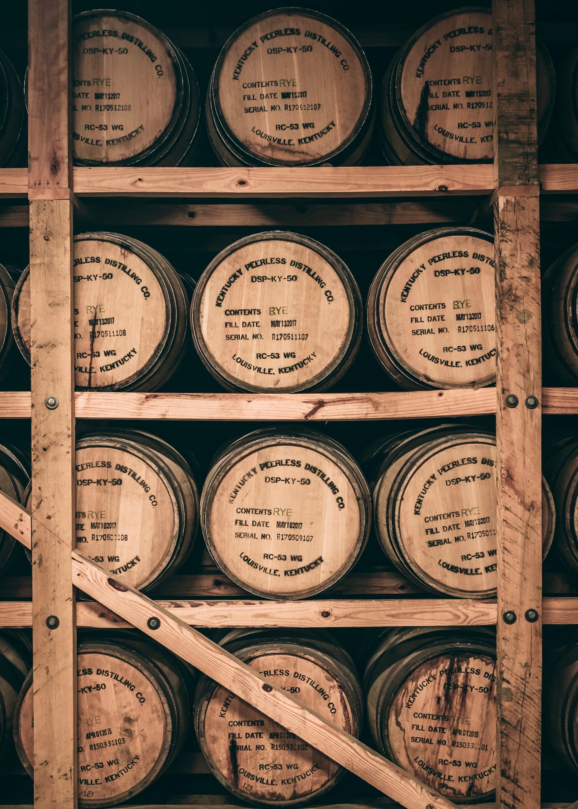 Whiskey flight at Jack Daniel’s Distillery on Tipsy Tours tasting tour