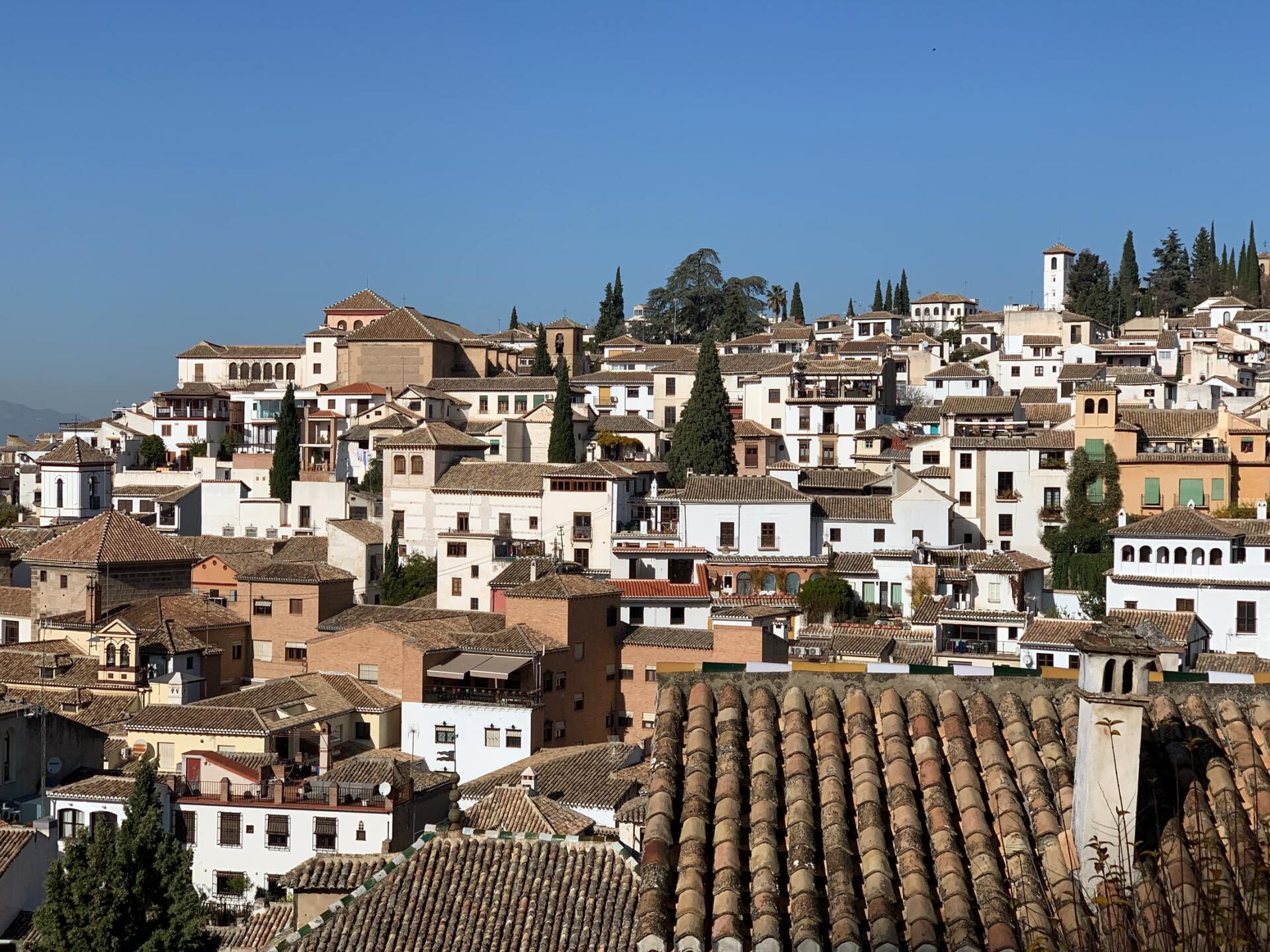 Über den Dächern von Granada, Andalisien