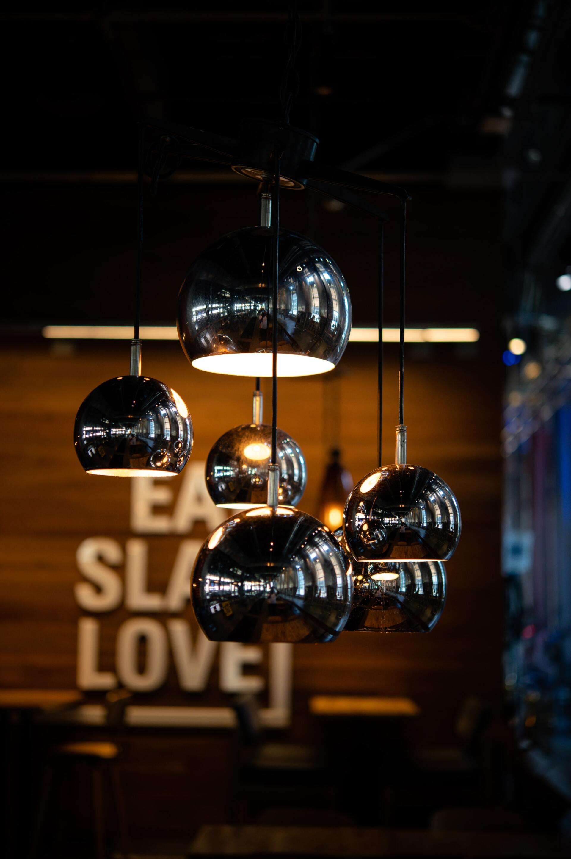 Upscale images of lighting from different settings according to their need. These vary from large scale industrial fixtures, to decorative focal pieces for smaller spaces