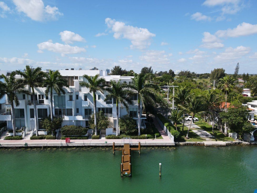 water front residence in miami florida