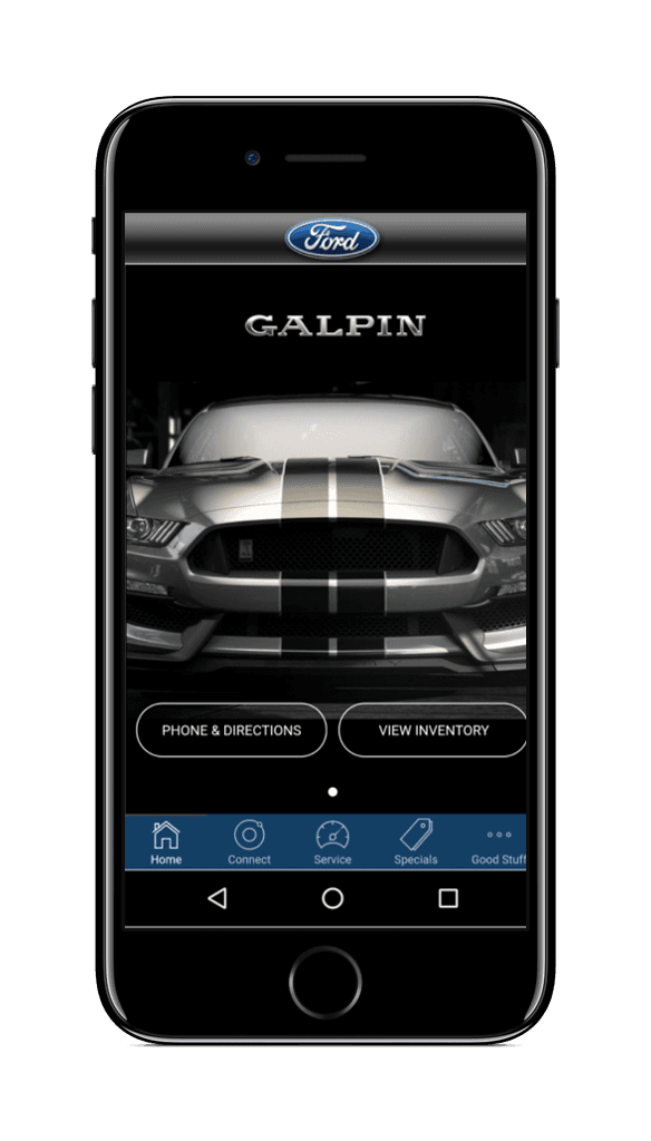 Galpin Ford Dealer App Screen