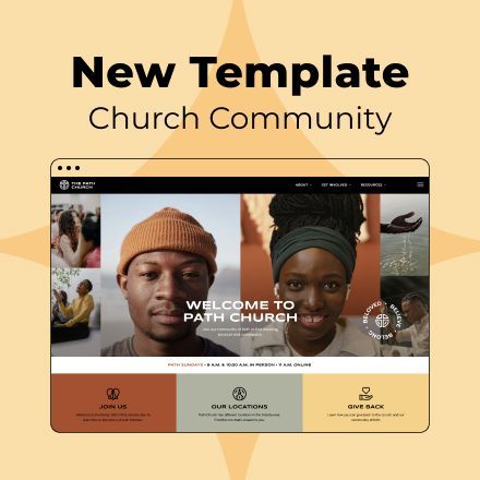 New Church Template Available at Duda