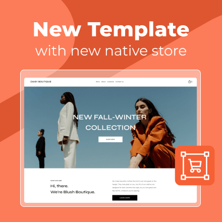 New native store template: clothing store