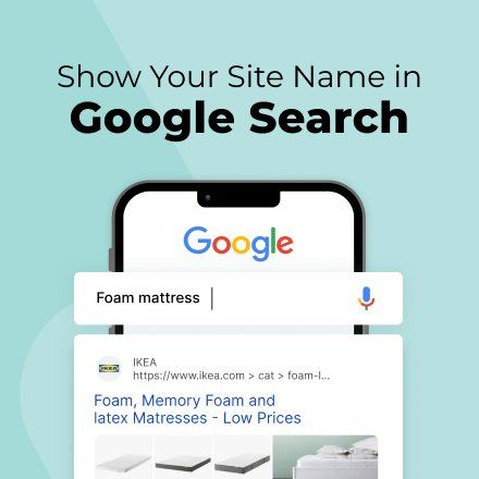 Use your site name for Google Search