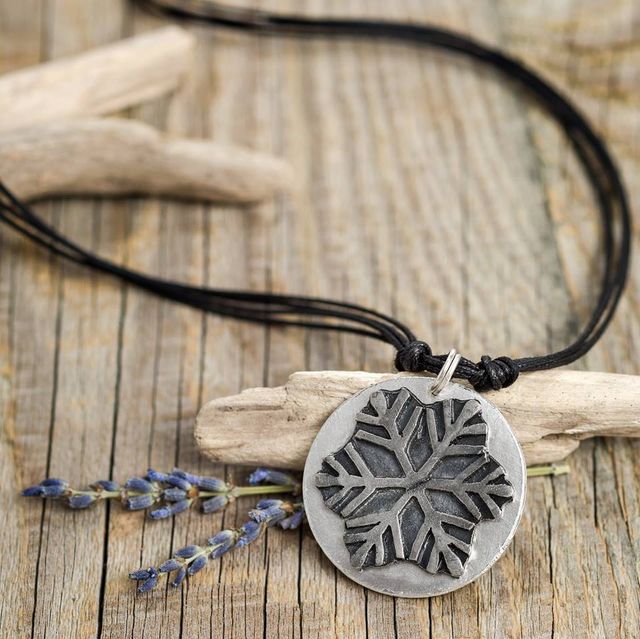 Bee ANJU JEWELRY Pewter Cotton Cord Necklace